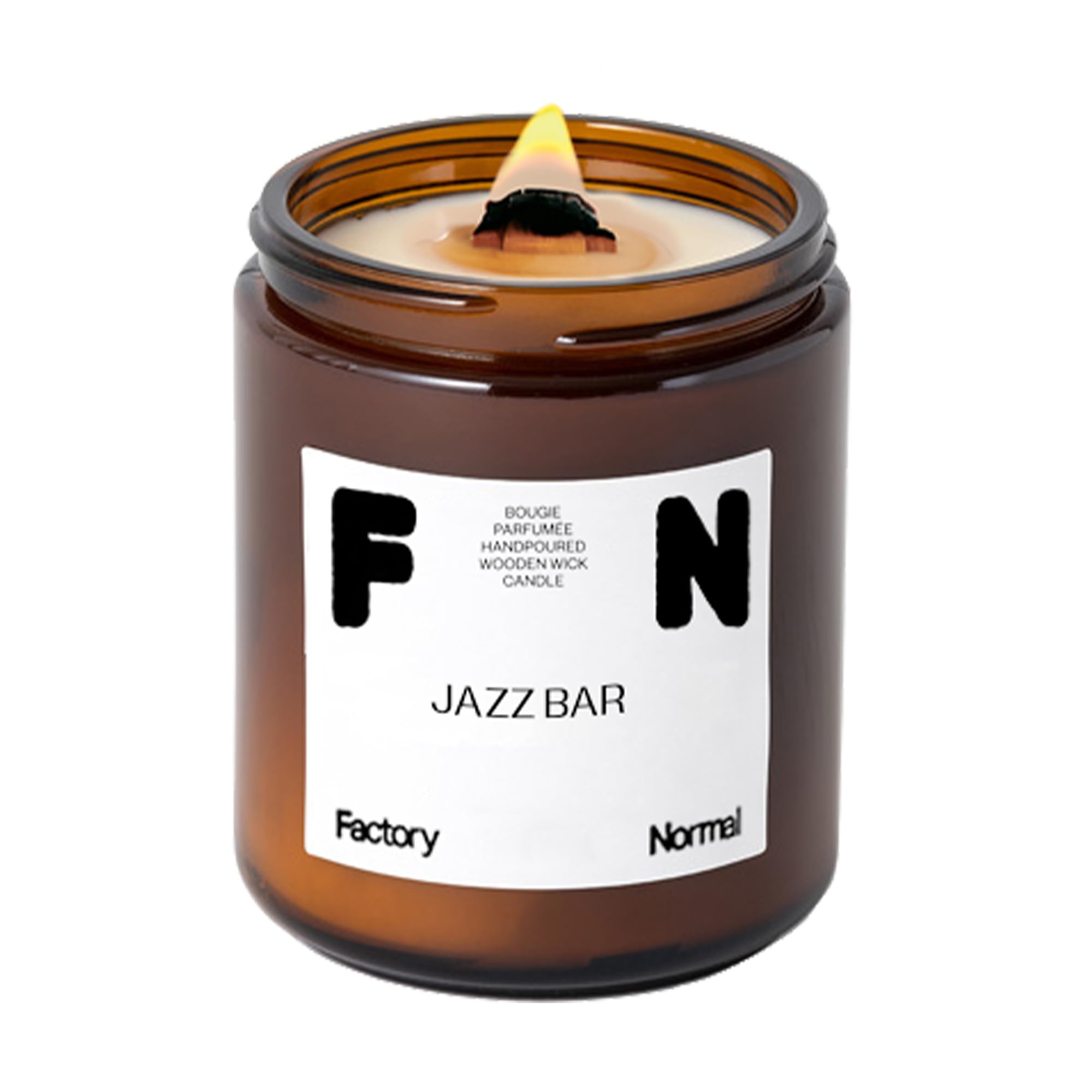 【⑧】　アロマキャンドル Amazon.co.jp: Factory Normal ウッド芯キャンドル105g パチパチ